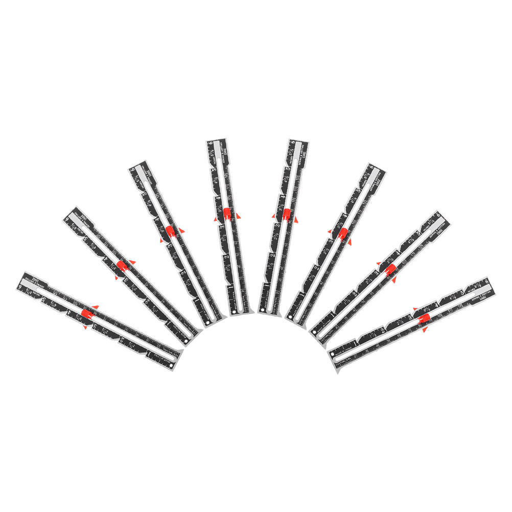 Sewing Gauge Ruler - 8-częściowy zestaw linijek do pikowania z