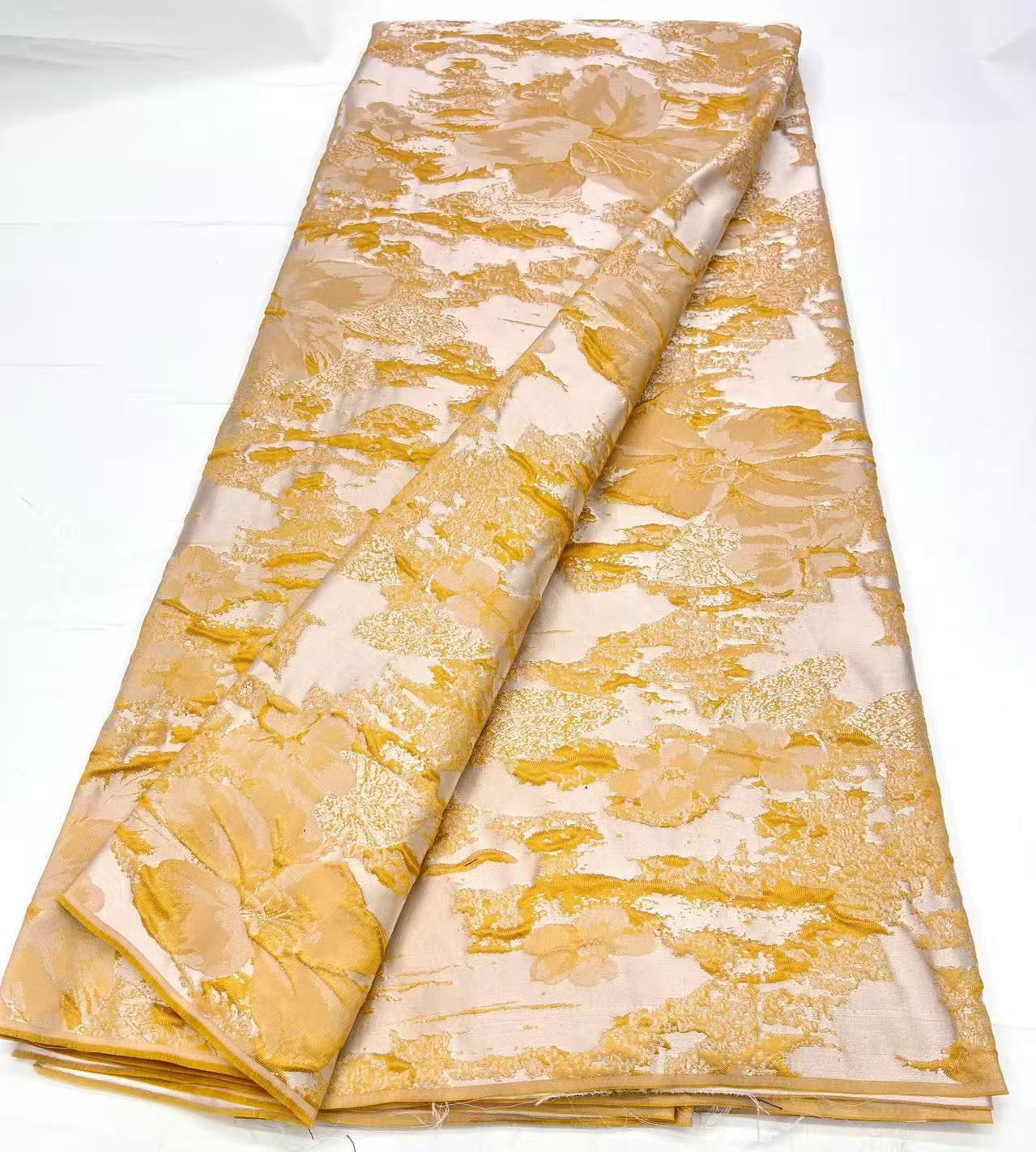 Sewing Fabric - Koronka afrykańska brokatowa, wysokiej jakości nigeryjska