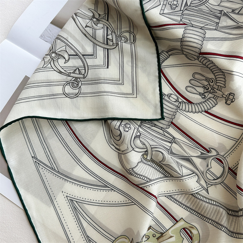 Szal damski luksusowy kwadrato – Sewing Hemming recenzja i cena