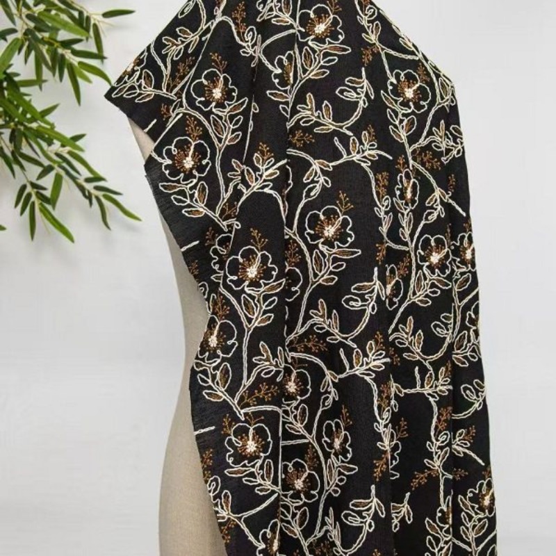 Haftowana tiulowa koronka, tka – Sewing Fabric recenzja i cena