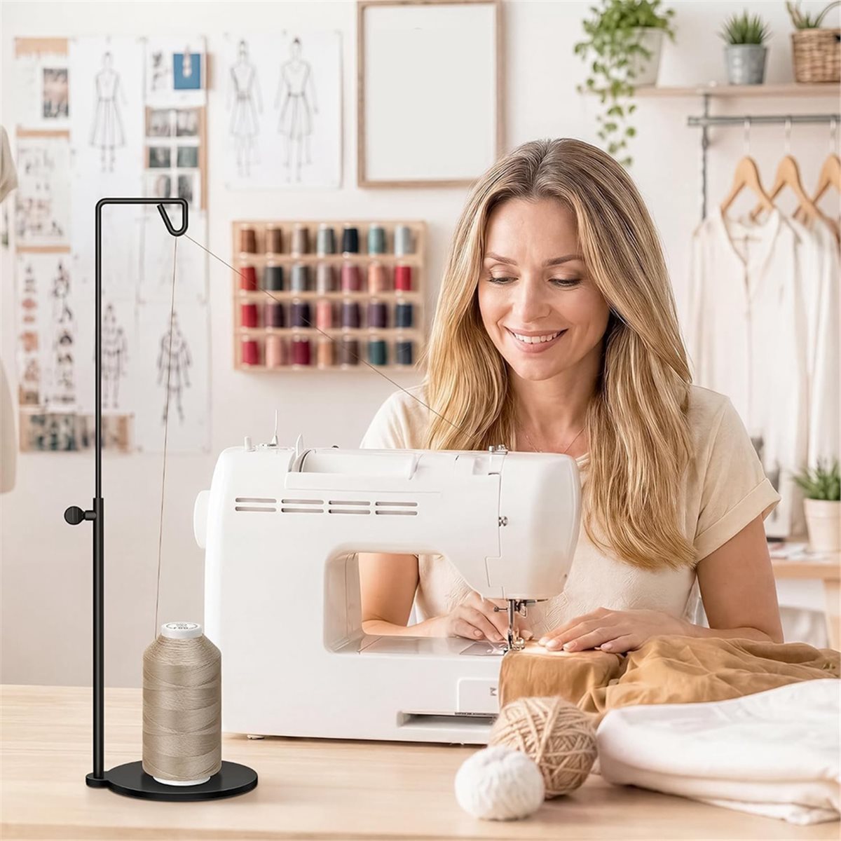 Regulowany stojak na szpulkę z – Serger Thread Cone recenzja i cena