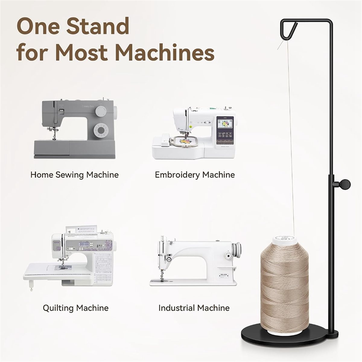 Regulowany stojak na szpulkę z – Serger Thread Cone recenzja i cena