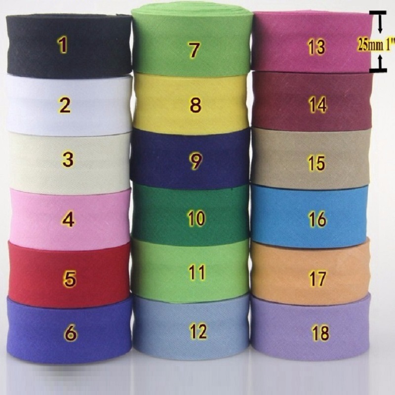 25mm x 5metersCotton składany  – Binding Tape Bias recenzja i cena