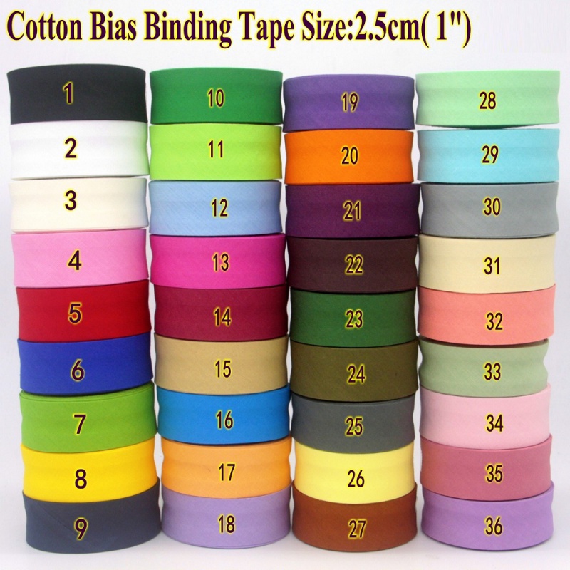 25mm x 5metersCotton składany  – Binding Tape Bias recenzja i cena