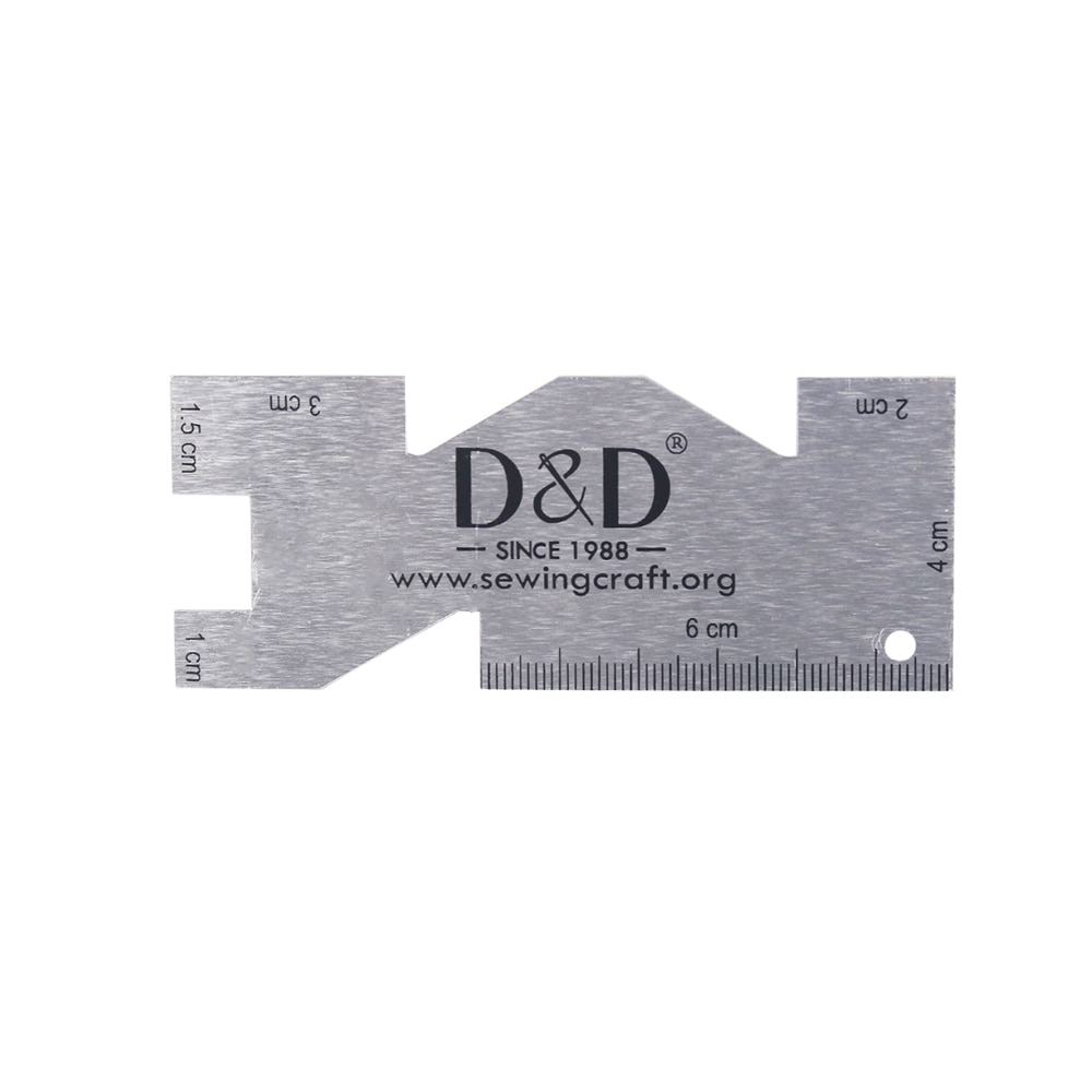 Metalowy miernik linijka do pi – Sewing Gauge Ruler recenzja i cena