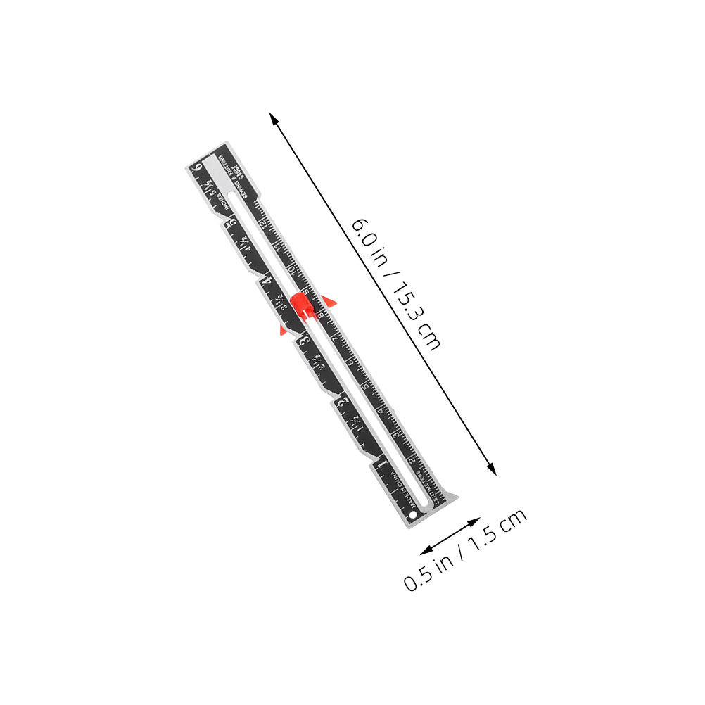 8-częściowy zestaw linijek do  – Sewing Gauge Ruler recenzja i cena