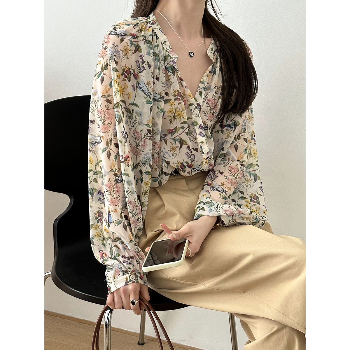 Damskie bluzki w kwiaty na wio – Sewing V recenzja i cena